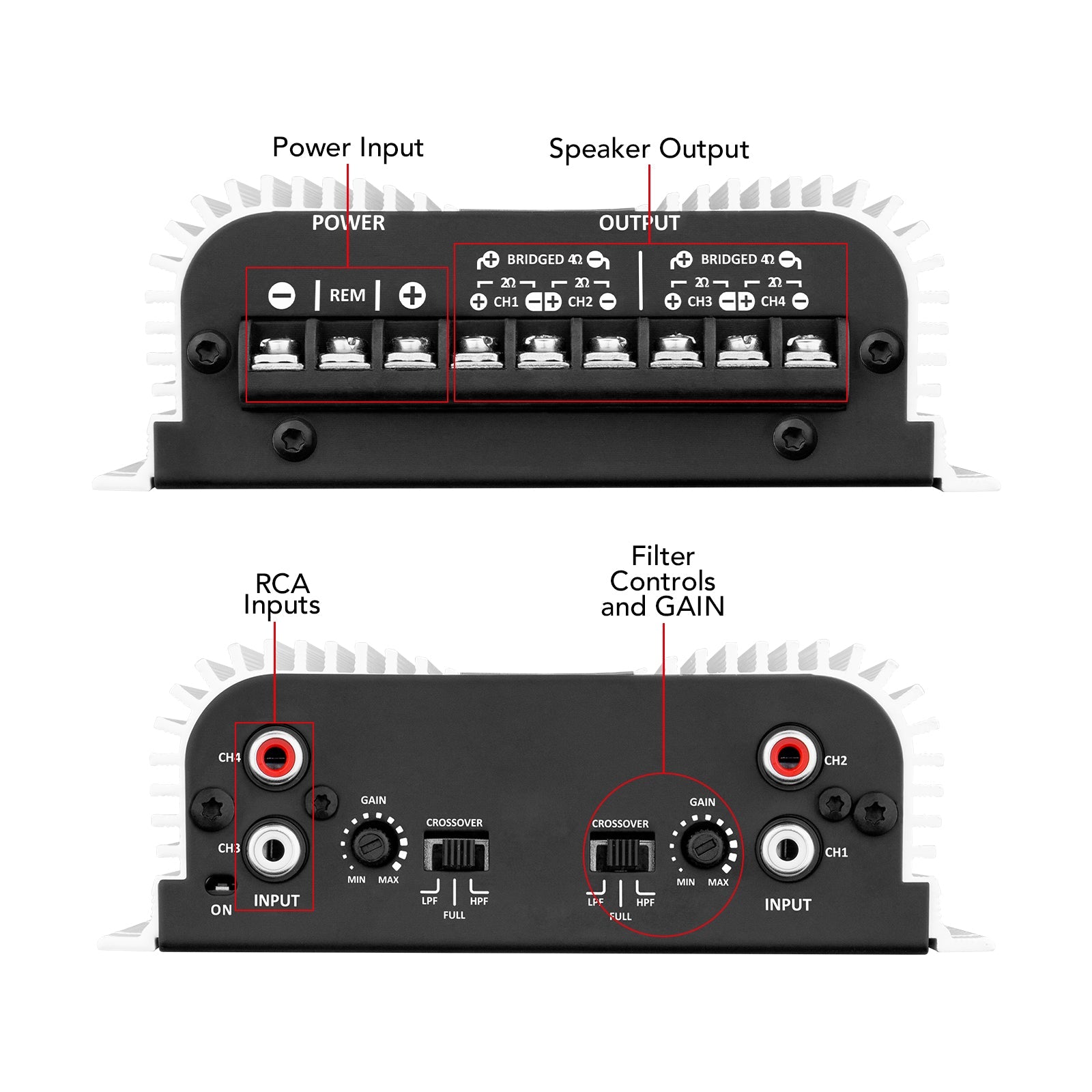 Taramps TS 400X4 Car Audio Amplifier | NEW SMALL SIZE! - 12