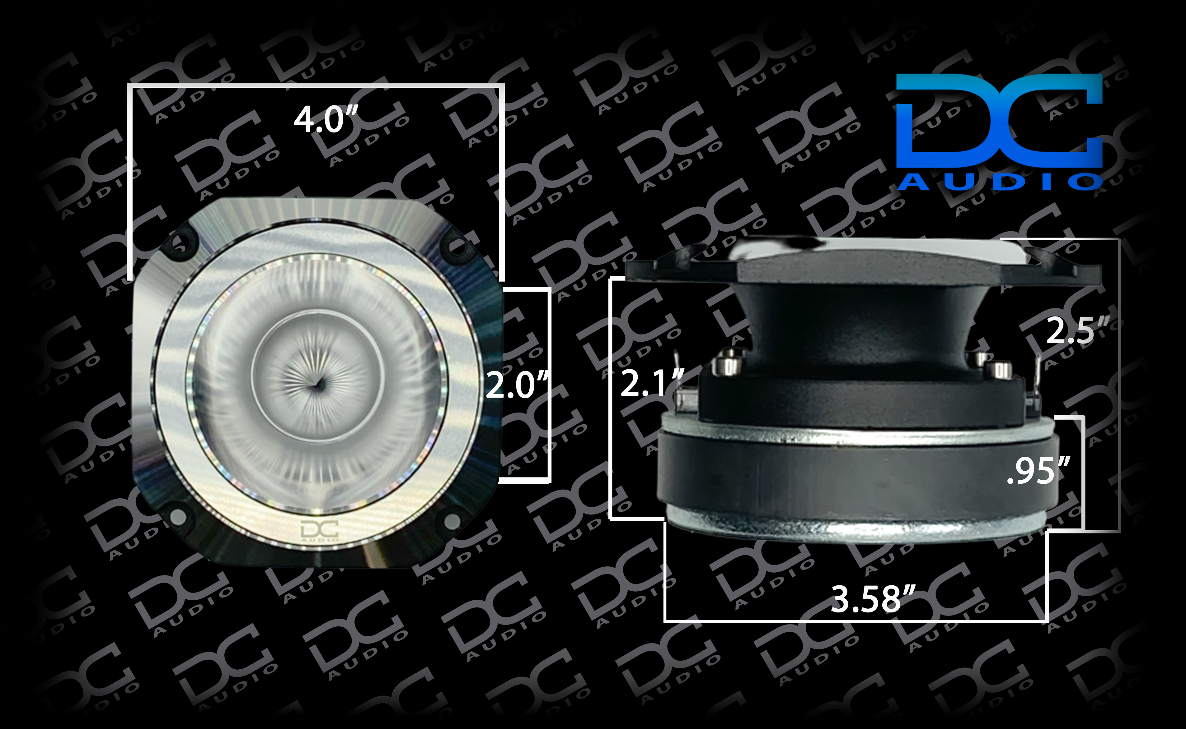 DC Audio 4" Pro Audio Tweeter 50W 4/8 Ohm (Each)