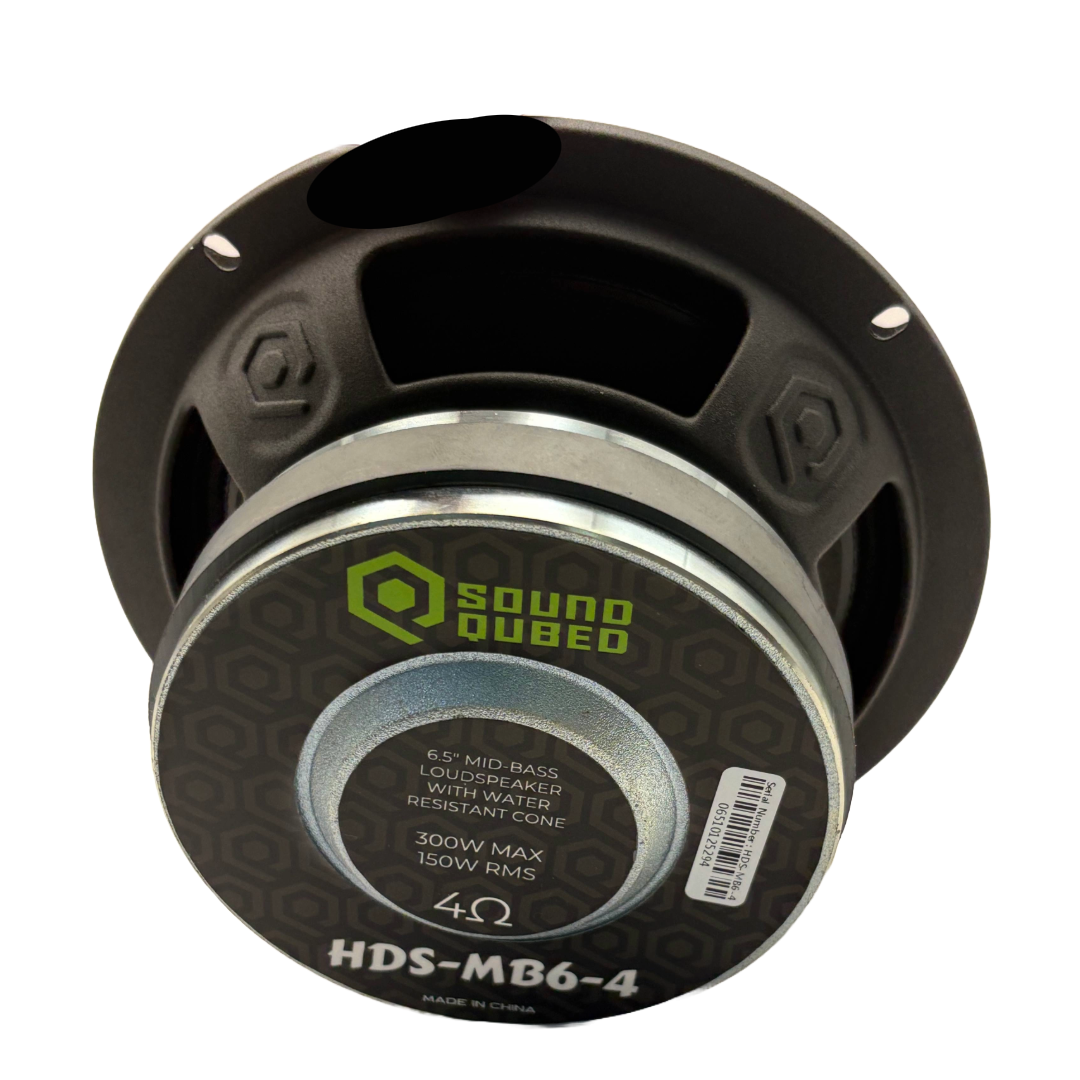 SoundQubed HDS 6.5" Pro Audio Speaker 150W RMS Car Audio