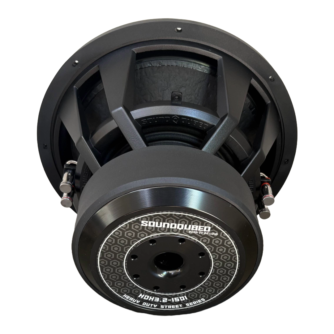 SoundQubed HDX3.2 15" Subwoofer Dual 1/2 Ohm 2500W RMS Car Audio