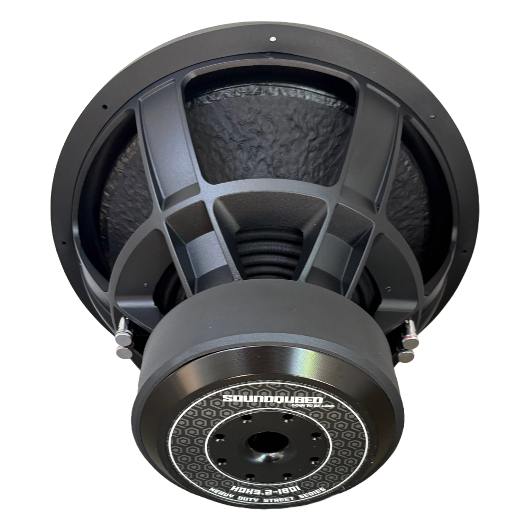 SoundQubed HDX3.2 18" Subwoofer Dual 1/2 Ohm 2500W RMS Car Audio