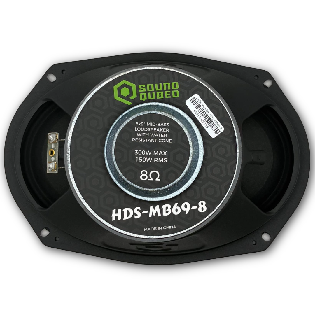 SoundQubed HDS 6x9" Pro Audio Speaker 150W RMS Car Audio
