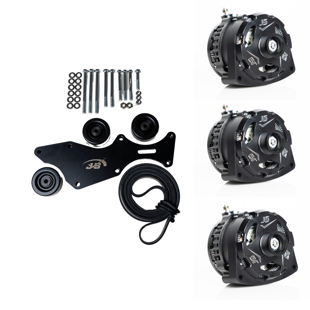Triple Alternator Bracket Kit - 2000-2013 GM/Chevy V8 Kit