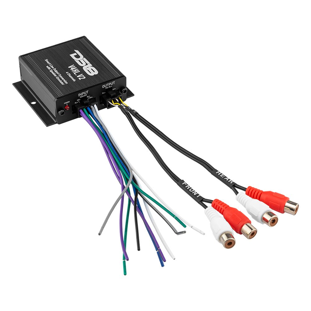 DS18 Hi/Lo Converter 4-Channel with Speaker Emulator (Remote out)
