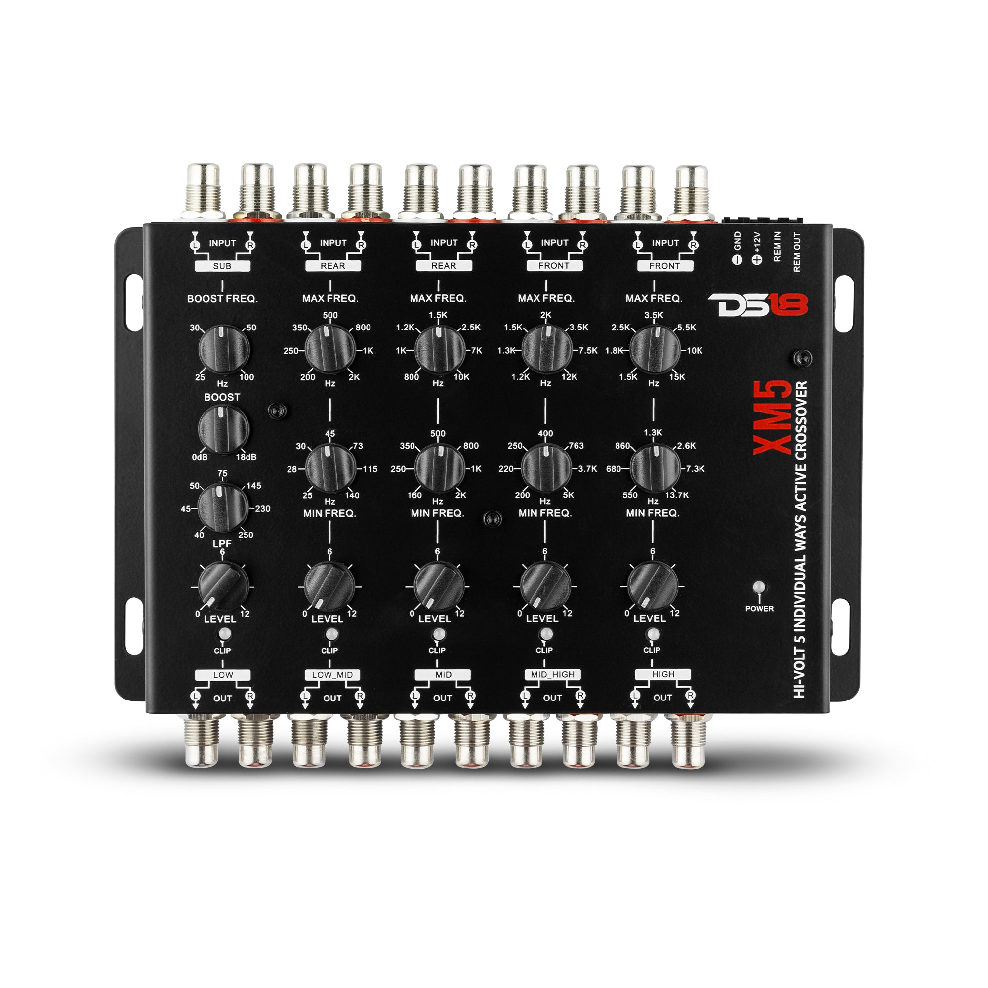 DS18 High Volt 5-Way Active Crossover