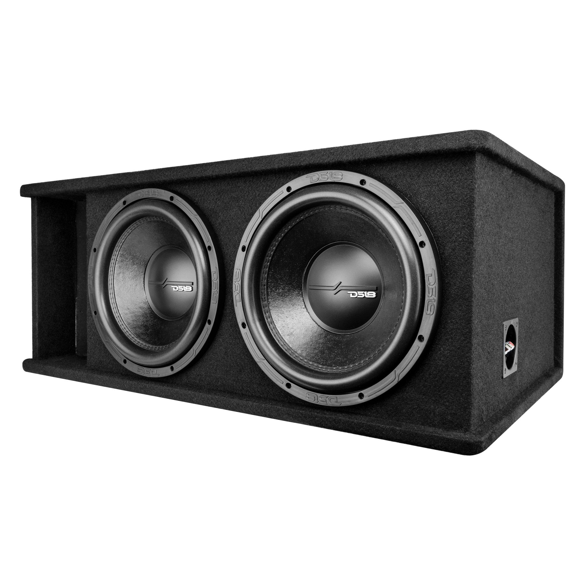 DS18 Dual 12" Loaded Subwoofer Ported Enclosure With ZR12.2 1600 Watts Rms