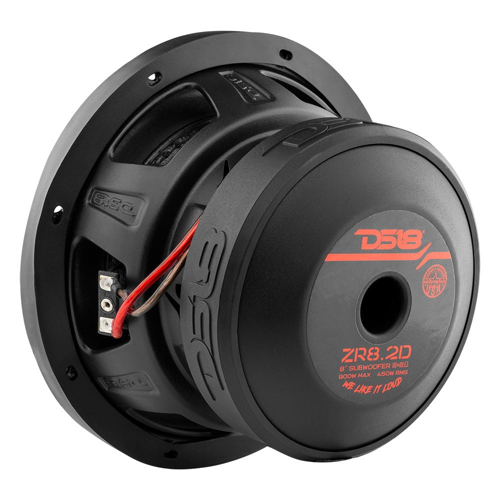DS18 ZR 8" Subwoofer 450 Watts Rms DVC 2-Ohm