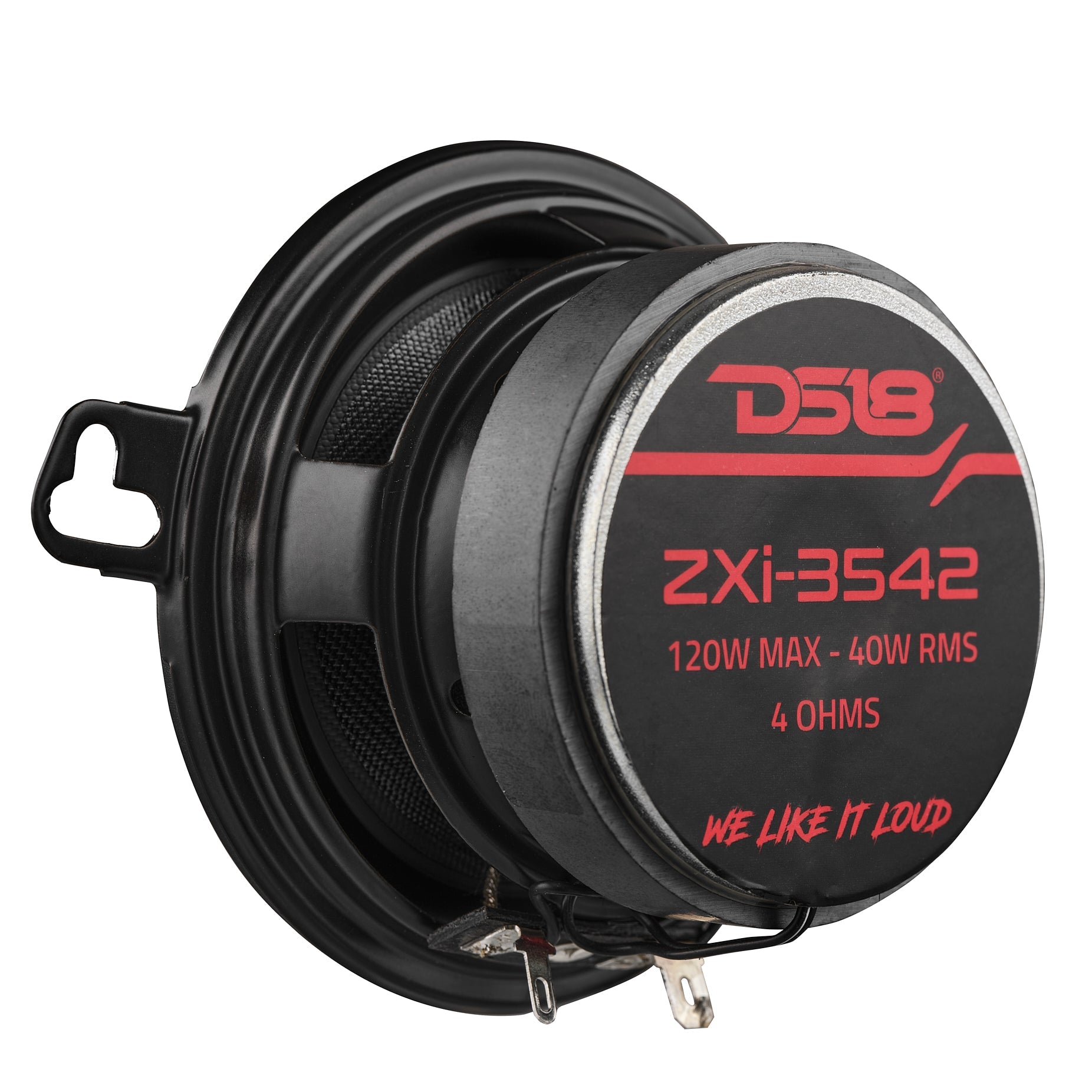 DS18 ZXI 3.5” 2-Way Coaxial Speaker | 40 Watts RMS 4-Ohm