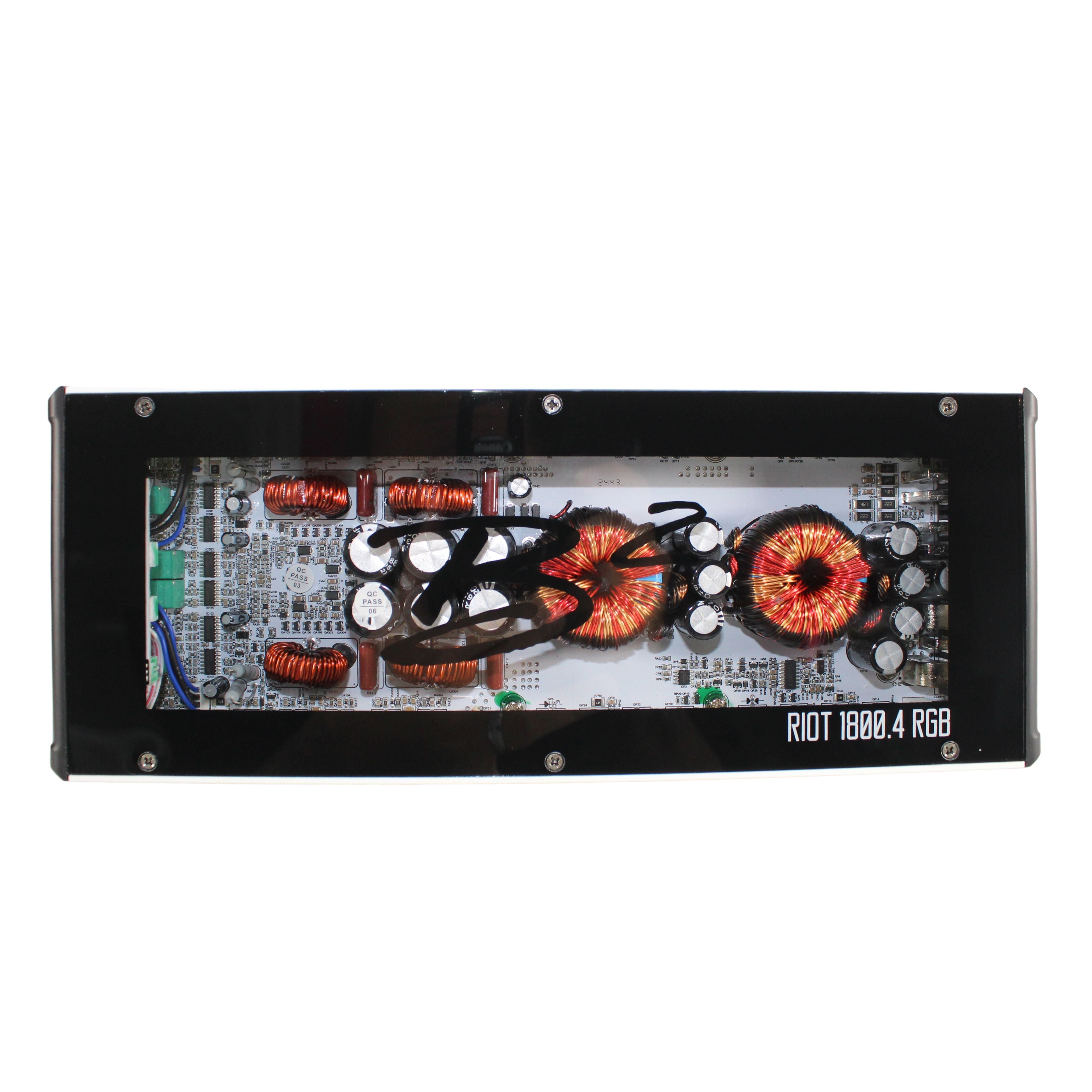 B2 Audio RIOT 1800.4 RGB Class D 4-Channel Amplifier 1800W RMS — image 4