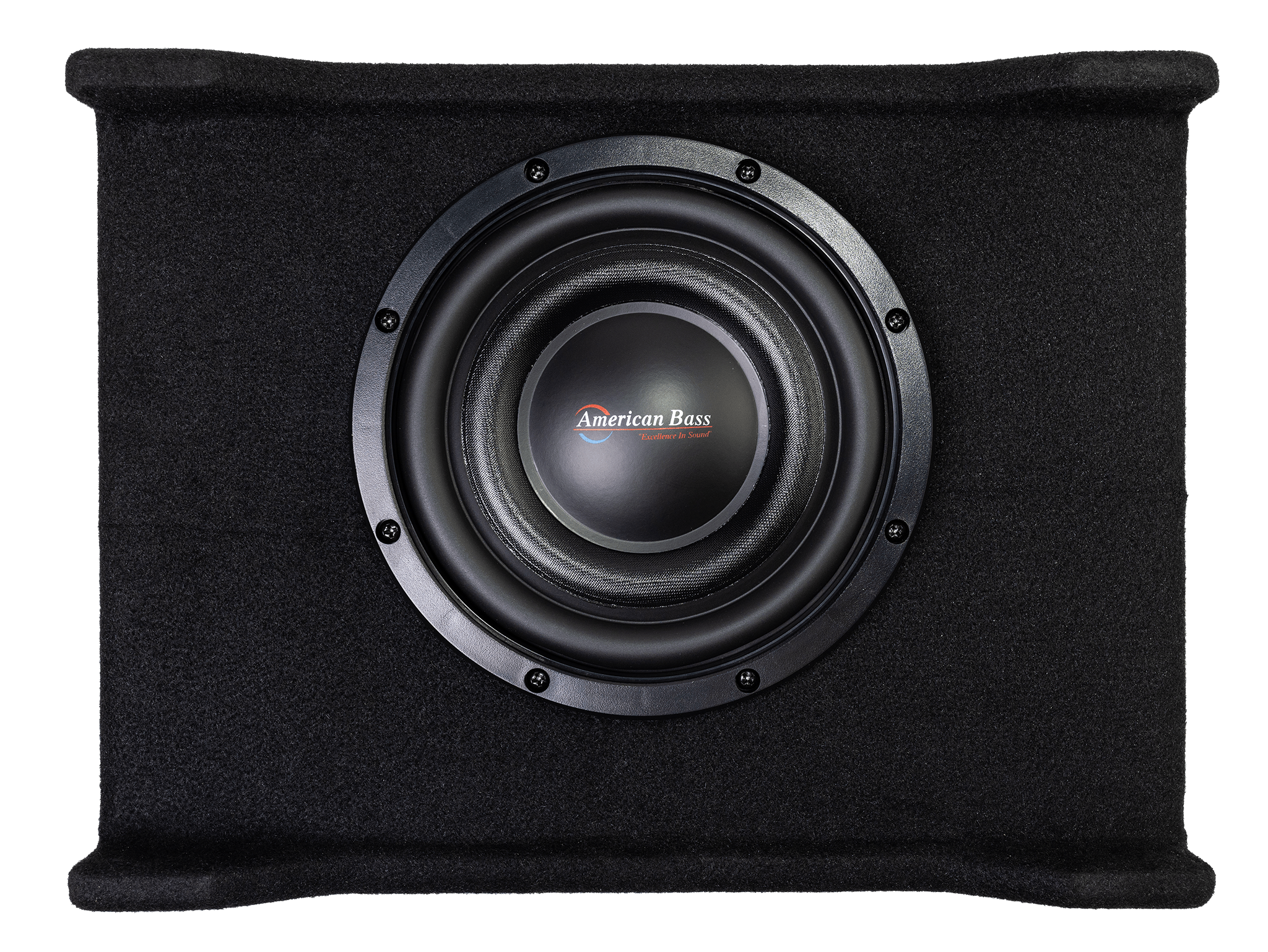 American Bass Downfire Subwoofer Enclosure for Titanium Slim 8"