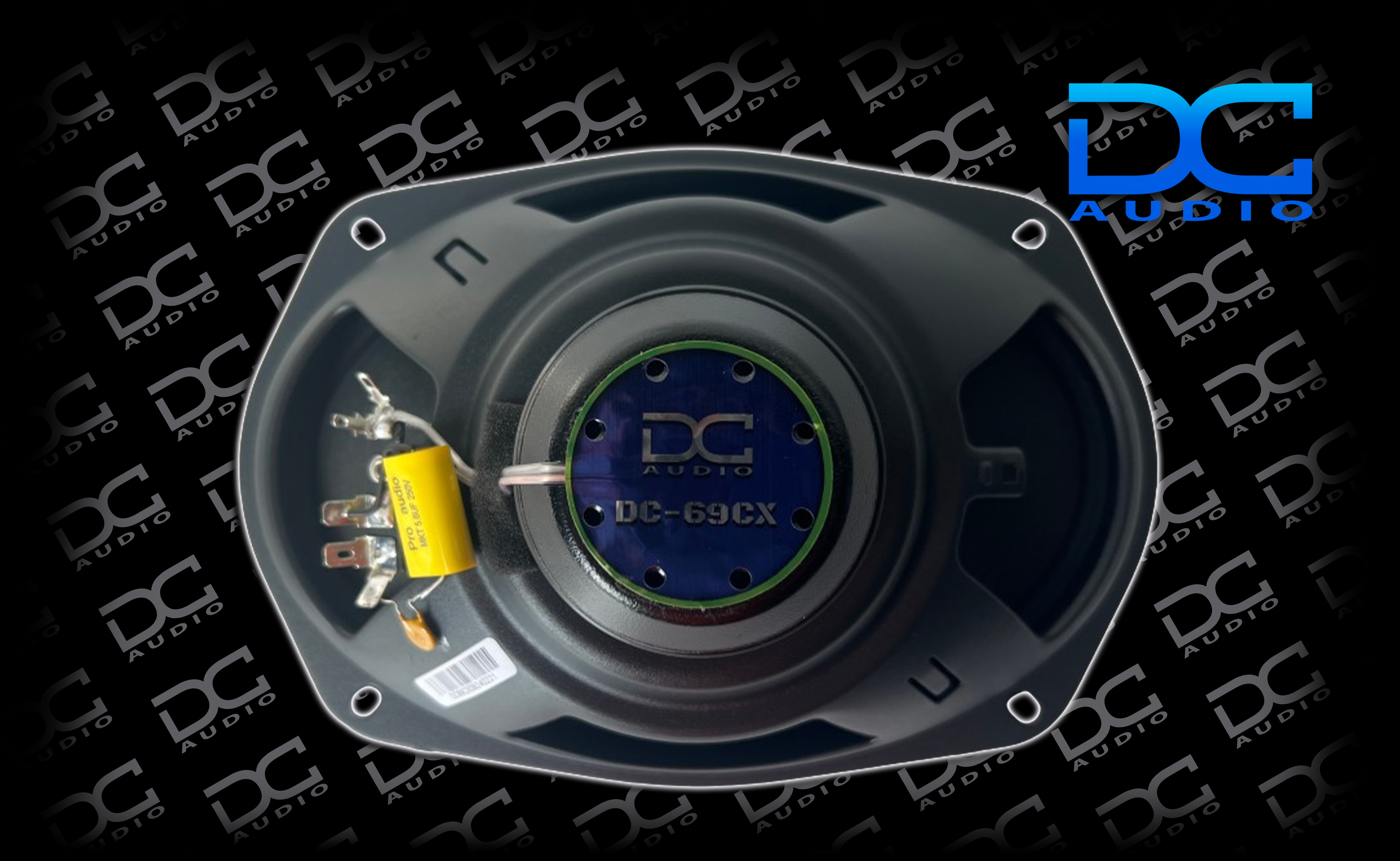 DC Audio DC-6x9CX 6x9" Coaxial Speakers 120W 4 Ohm (Pair)