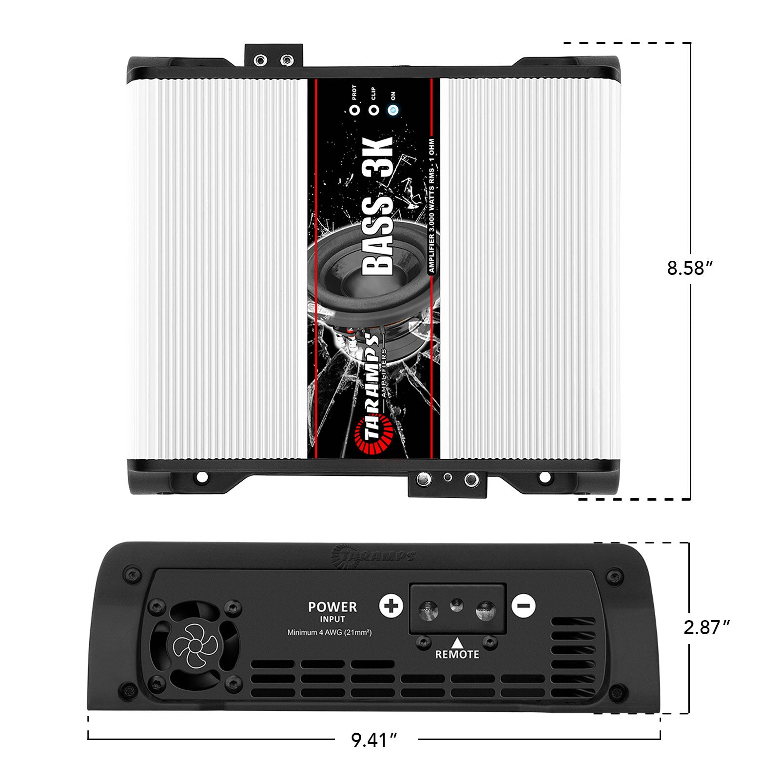 Taramps BASS 3K Car Audio Amplifier - 4