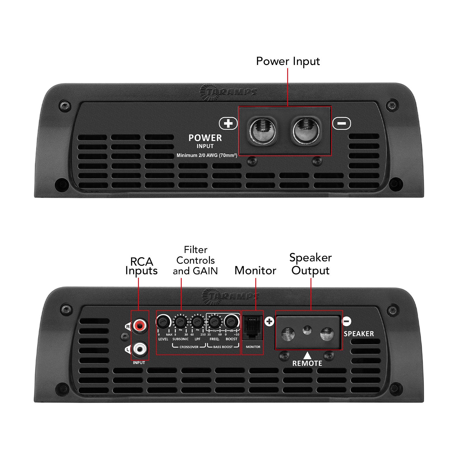 Taramps BASS 8K Car Audio Amplifier - 7