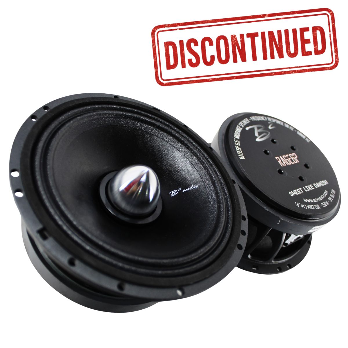 B2 Audio RAGE6P 6.5" Pro Audio Speaker 120W RMS 4 Ohm (Pair)