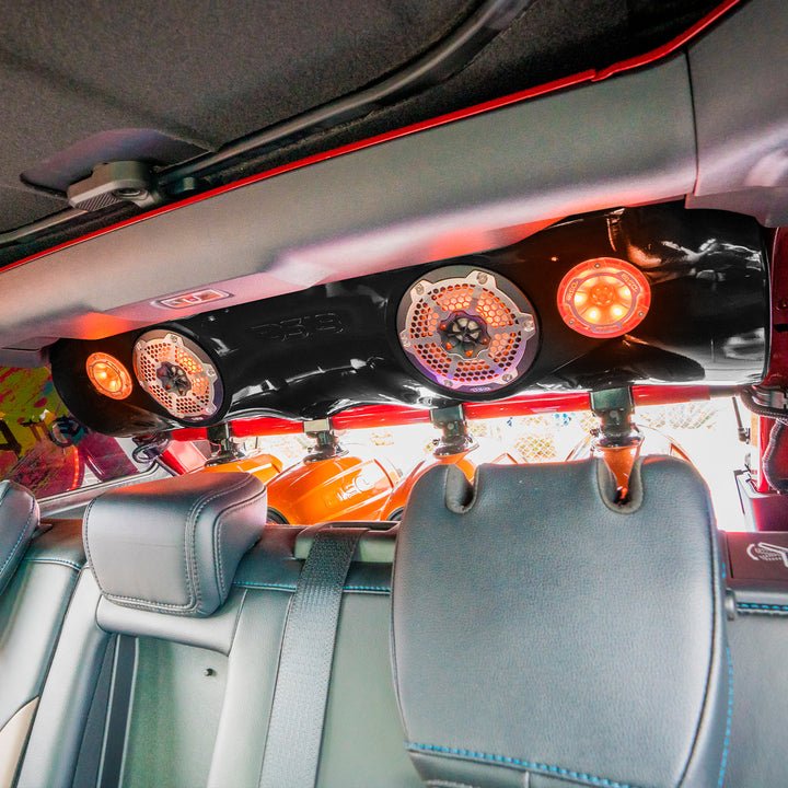 DS18 Ford Bronco 6th Gen 4-Door Overhead Bar System fits 4 x 8" speakers + 2 x 6.5" Speakers and 2 x 3.78" Tweeters