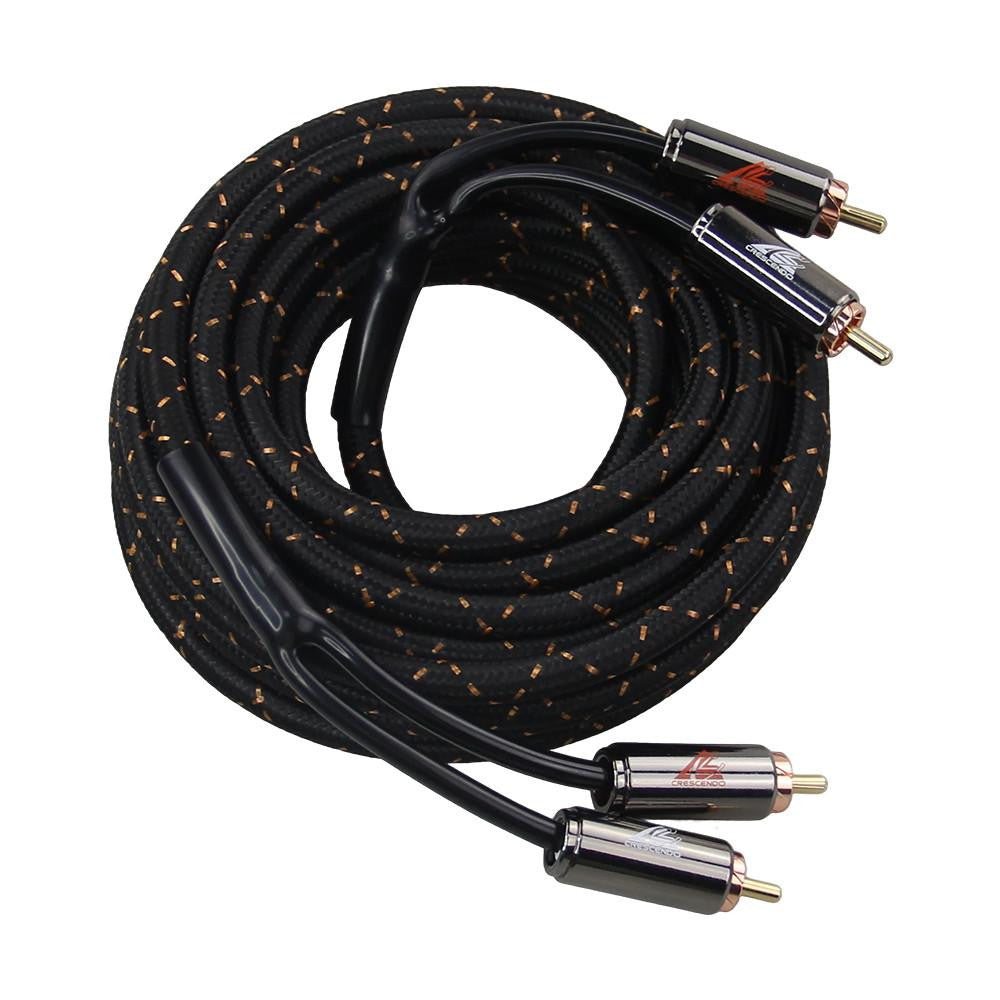 Crescendo Audio Chorusconnects Audiophile Grade 2 Channel RCA Cable 20FT