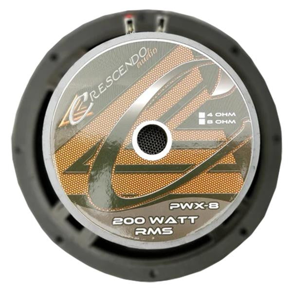Crescendo Audio PWX-8 8" Pro Audio 4 OHM 200W RMS Speaker