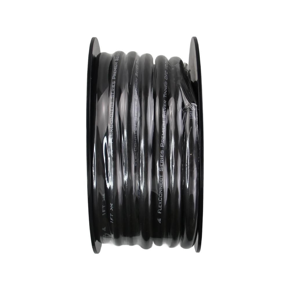 Crescendo Audio 1/0 Gauge Flexconnect OFC Black (50FT Spool) Amplifier