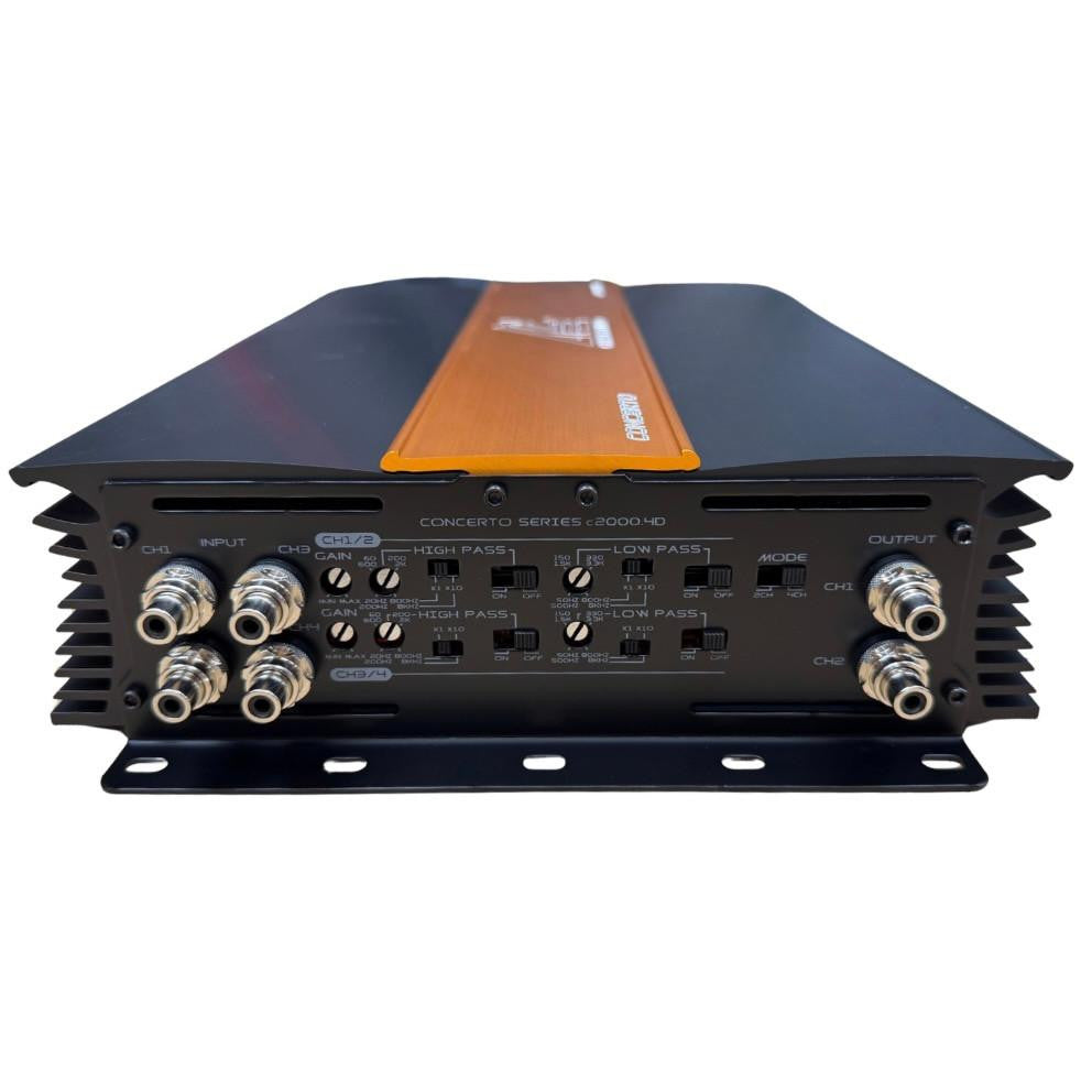 Crescendo Audio C2000.4D 4 Channel Full Range Amplifier 2000W RMS