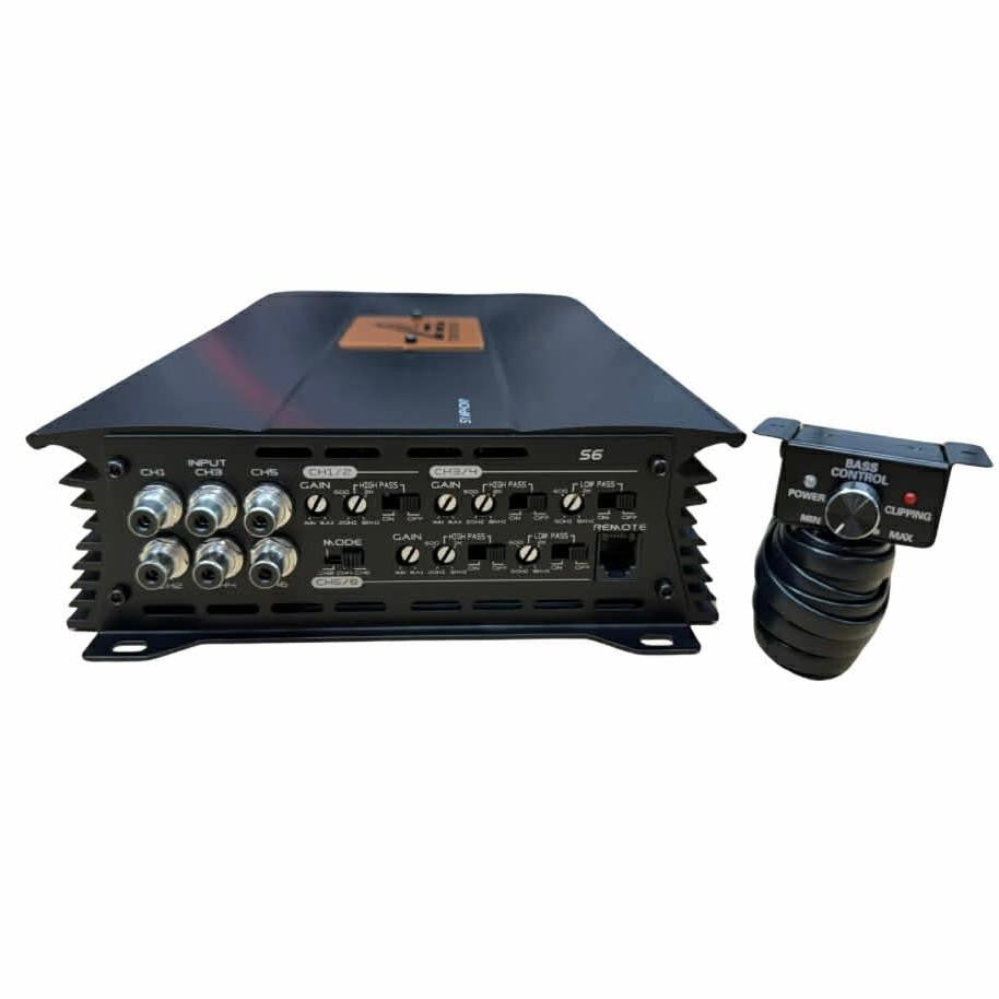 Crescendo Audio Symphony S6 6 Channel Amplifier 1200W RMS