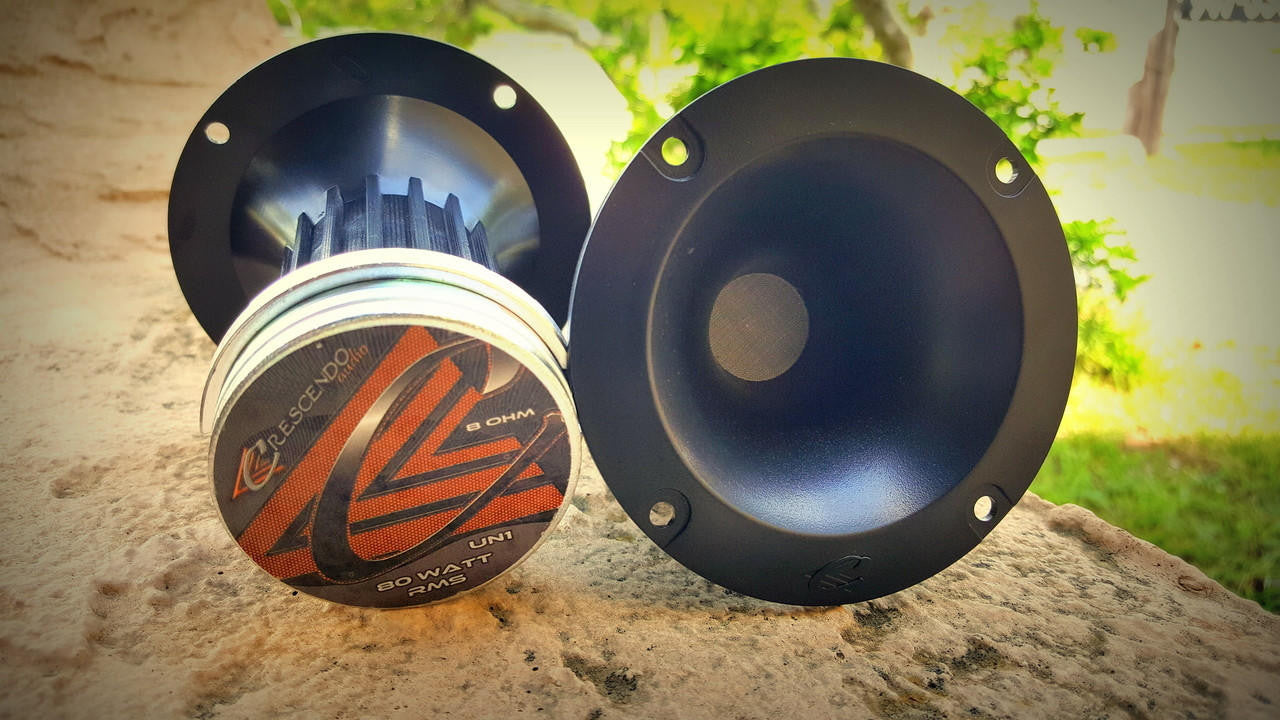 Crescendo Audio UN-1 Ultra NEO Compact Compression Horn 8 OHM Single 80W RMS Speaker