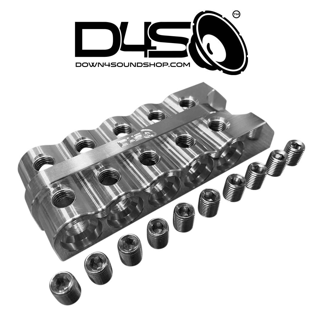 Down4Sound 10 Spot - D4S Battery Distro Block - 1/0 AWG Input Pair