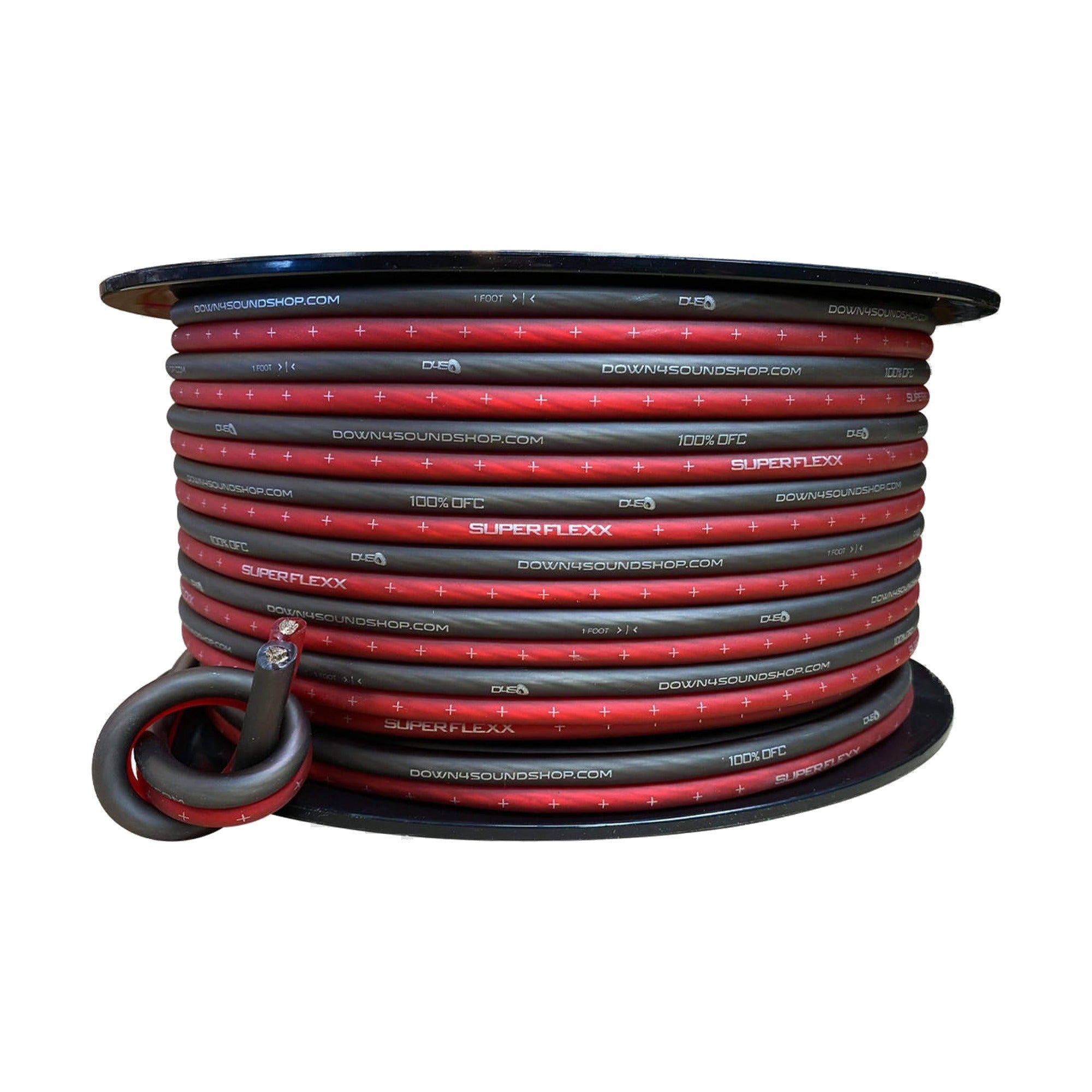 Down4Sound 125FT 8 Gauge Tinned OFC Speaker Wire