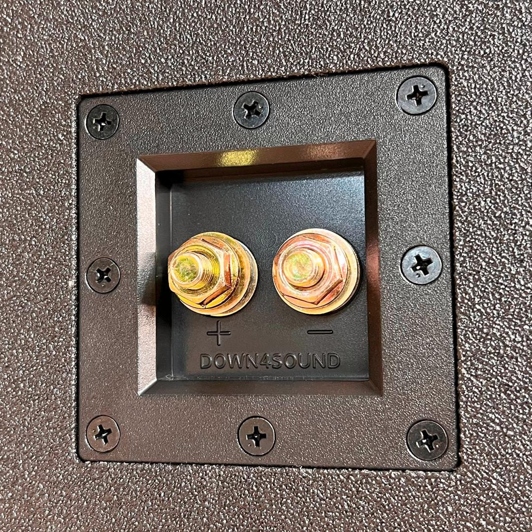 Down4Sound PRO-FAB V2 2 12 2 12 SUB Box Dual 12-INCH Kerf Port Subwoofer Enclosure Box