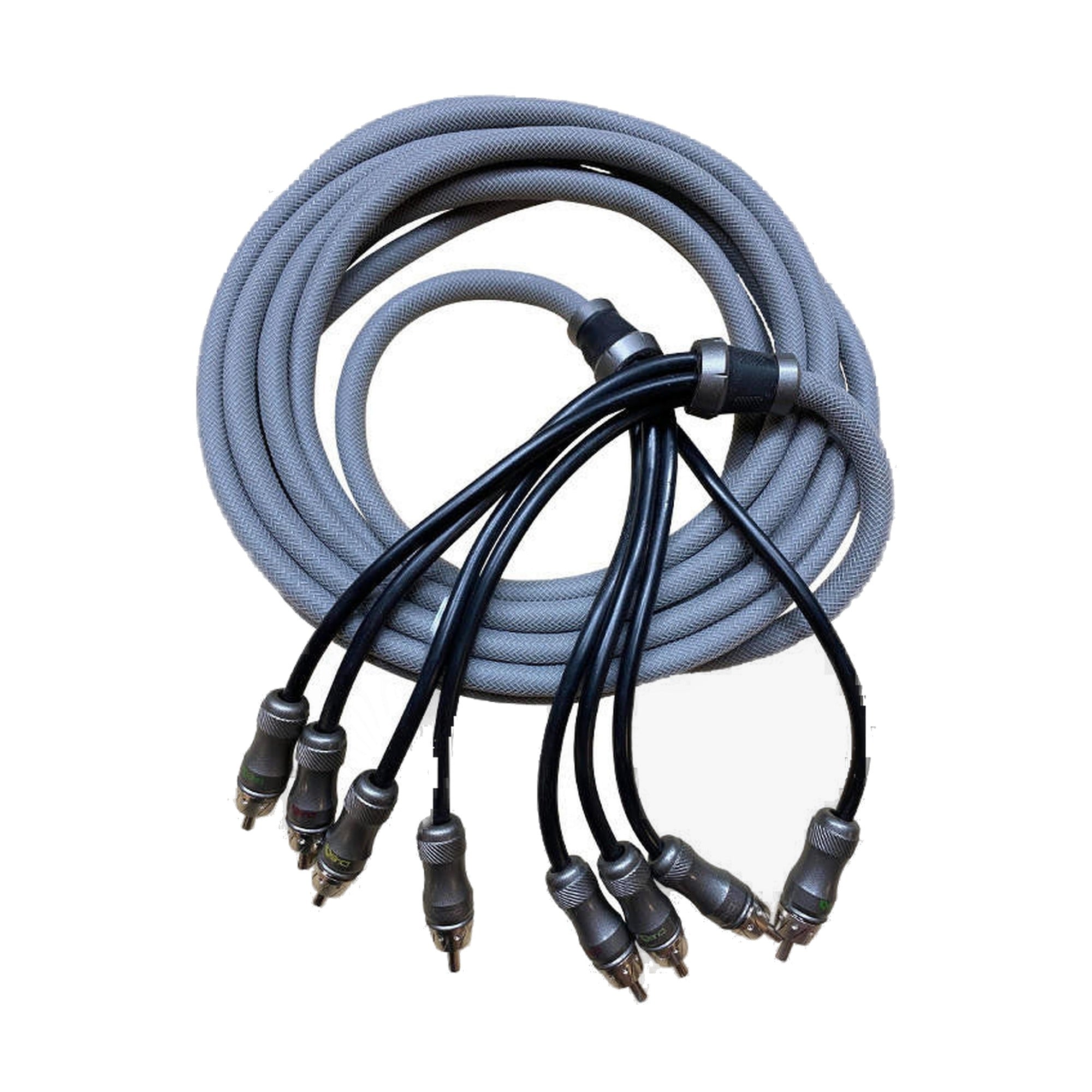Down4Sound 3 FT 4-CHANNEL Twisted Pair RCA Interconnect Cable
