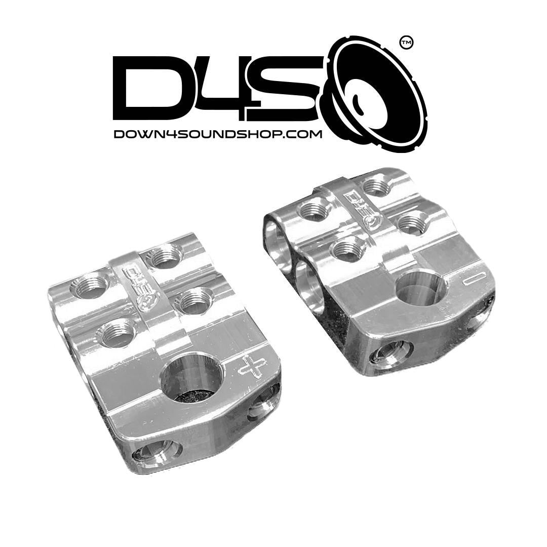 Down4Sound 4 Spot - D4S SAE Battery Distro Block - 1/0 AWG Input Pair