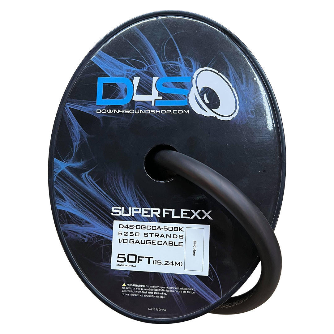 Down4Sound 50FT 1/0 CCA Wire