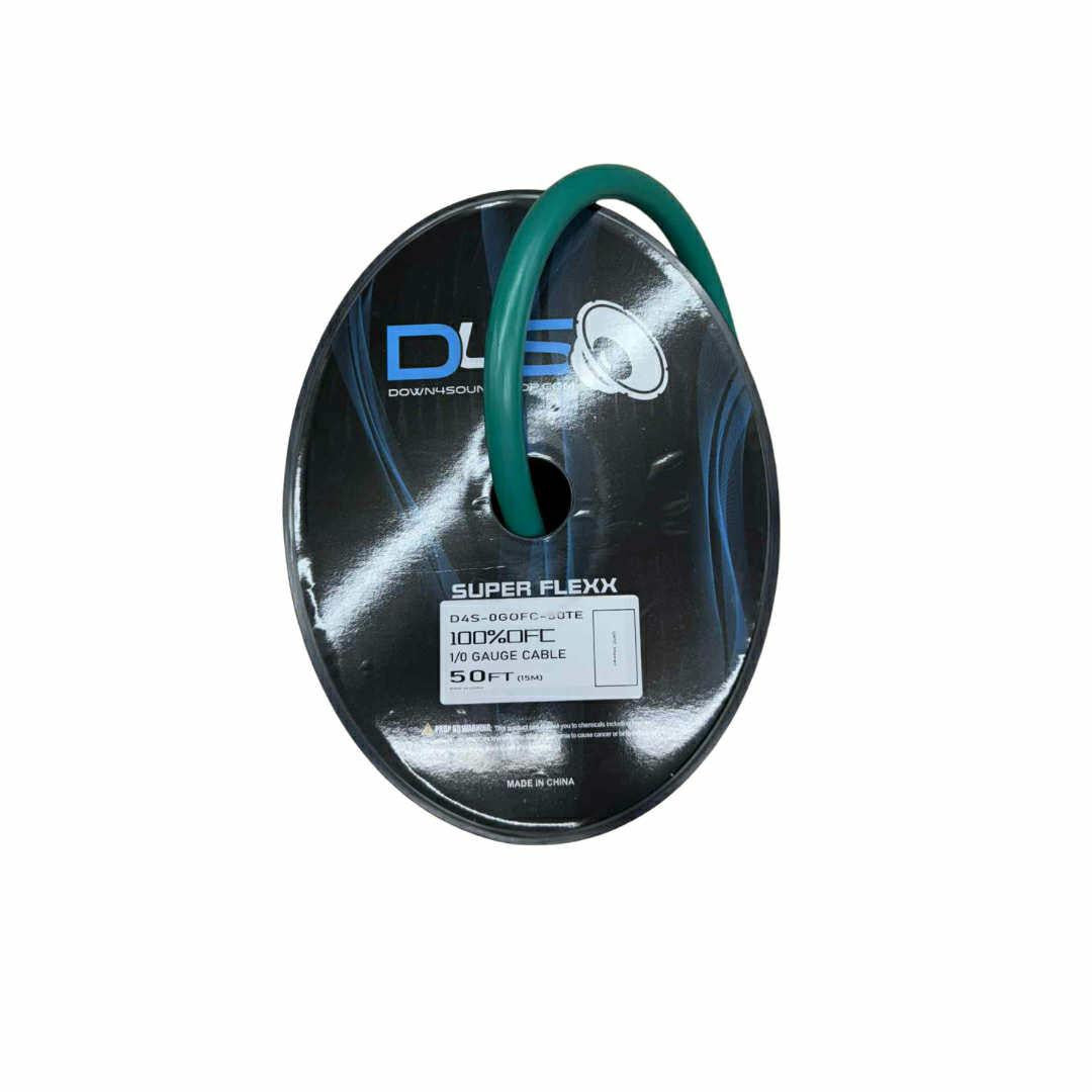 Down4Sound 50FT 1/0 OFC Tinned Wire
