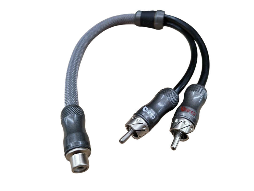Down4Sound 1-FEMALE TO 2-MALE RCA Y-ADAPTER / Y Splitter