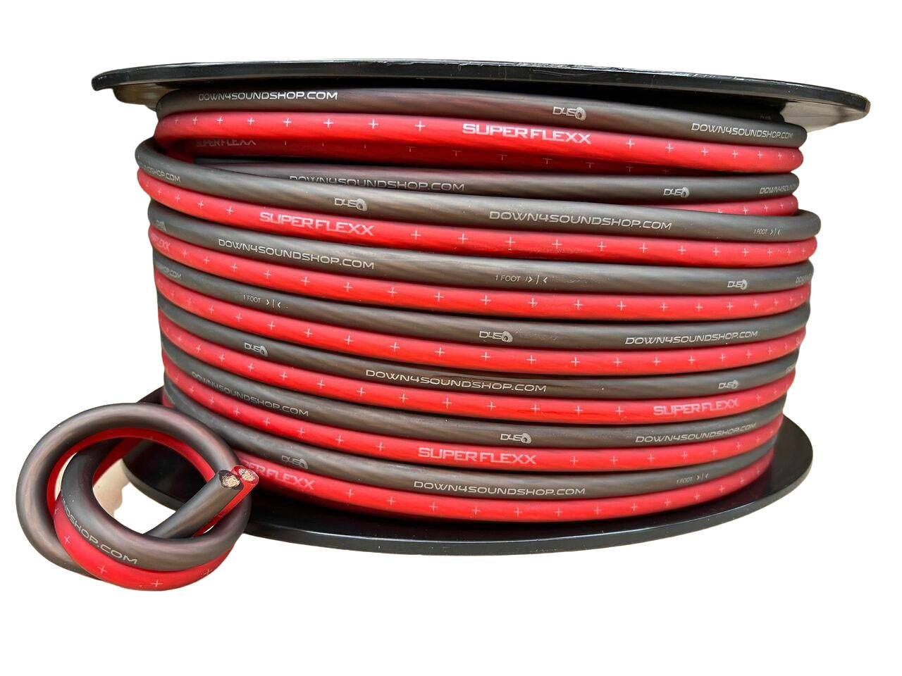 Down4Sound 125FT 8 Gauge CCA Speaker Wire