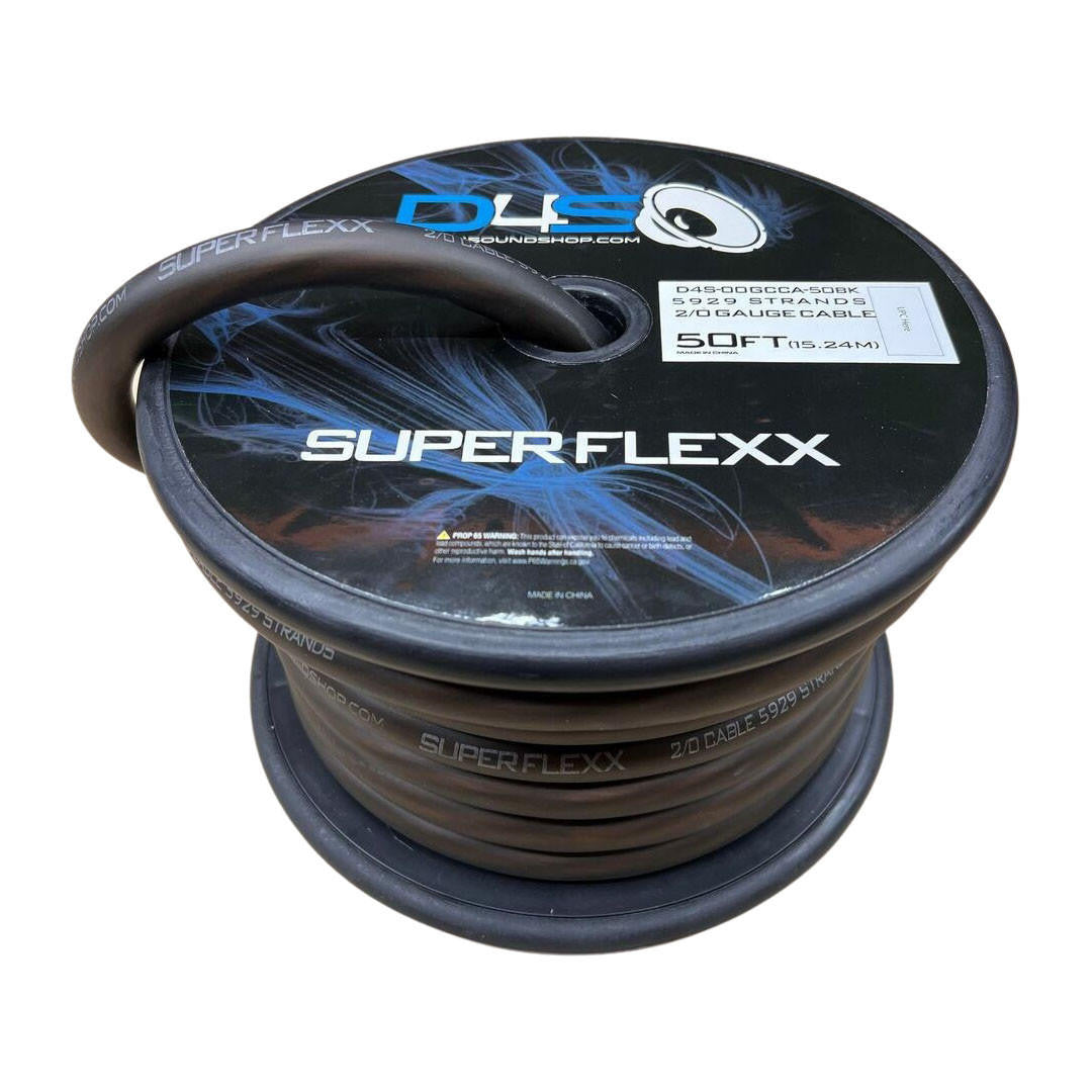 Down4Sound 50 FT 2/0 CCA Wire