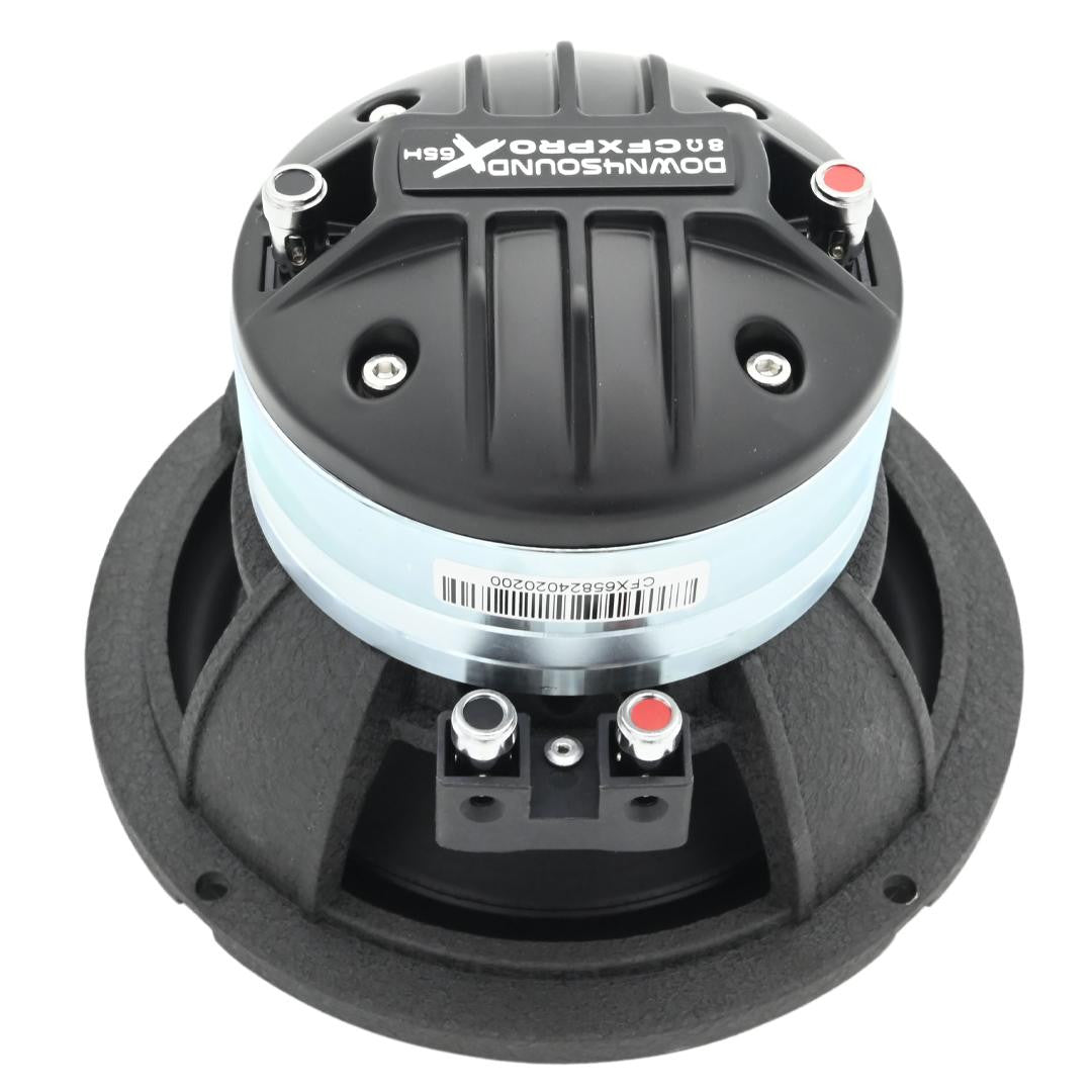 Down4Sound CFX-PROX658H - 6.5" Carbon Fiber NEO 2-WAY Full Range Pro Audio Water Resistant Coaxial Speaker 200W RMS 8 OHM