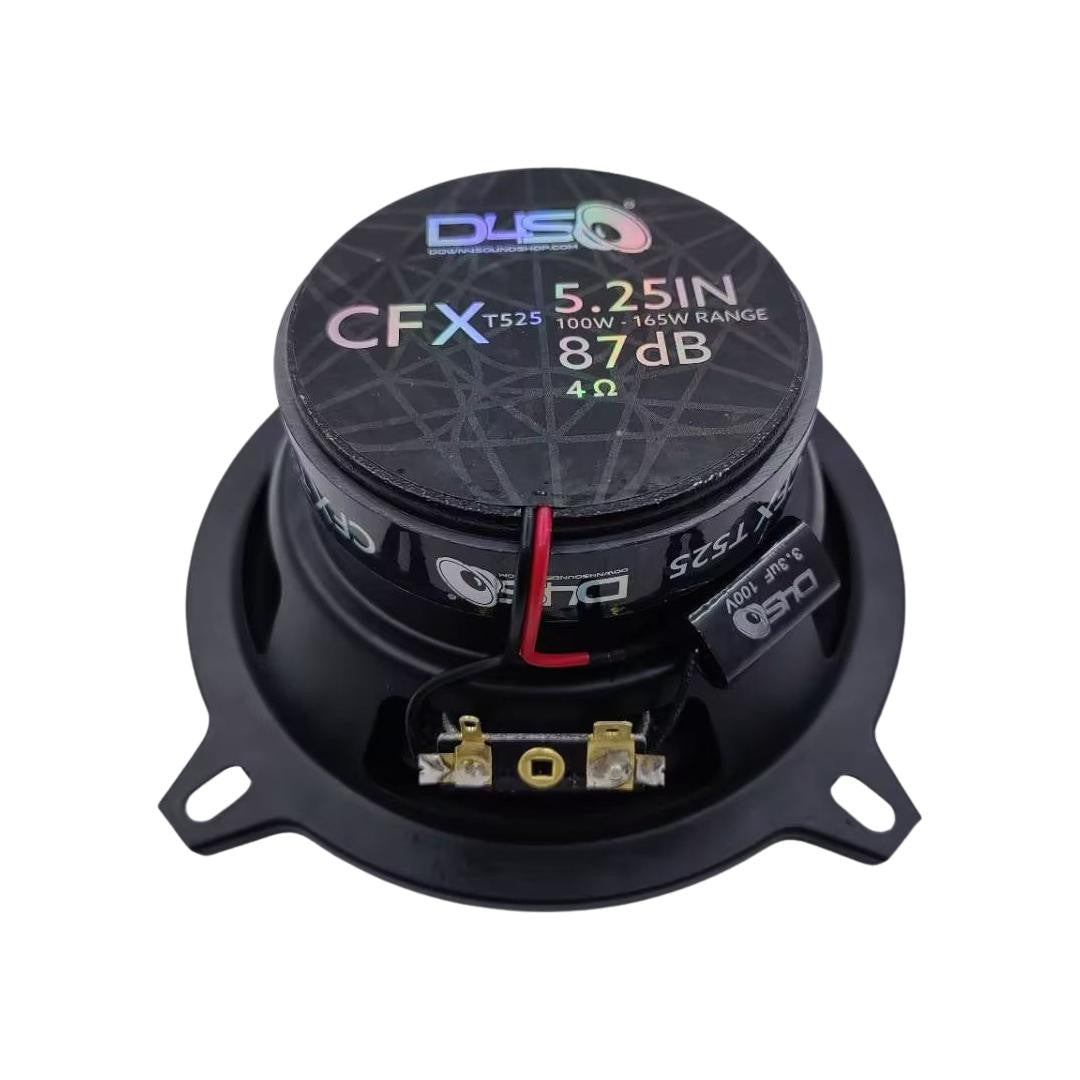 Down4Sound CFXT525 - 5.25 Inch Car Audio Speakers - 165W RMS (pair)