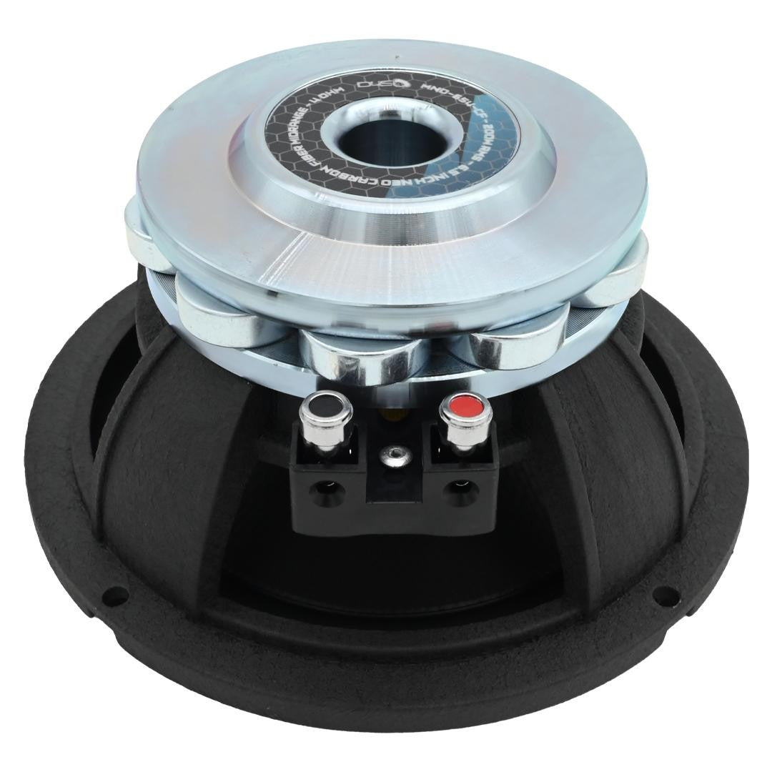 Down4Sound D4S-MND654CF Carbon Fiber Neo+ Water Resistant Speaker - 6.5 Inch 200W RMS 4 OHM