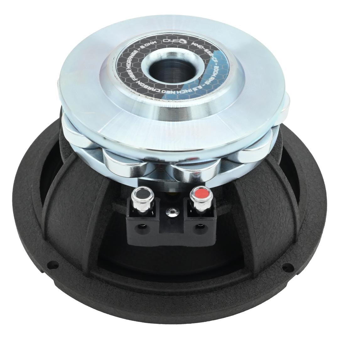 Down4Sound D4S-MND658CF Carbon Fiber Neo+ Water Resistant Speaker - 6.5 Inch 200W RMS 8 OHM