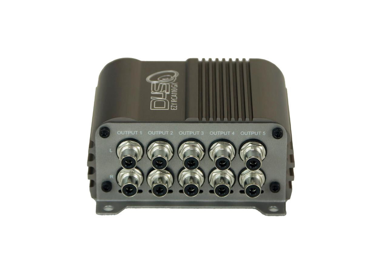 Down4Sound EZY RCA110GX - Power RCA Distribution With Master Gain Control