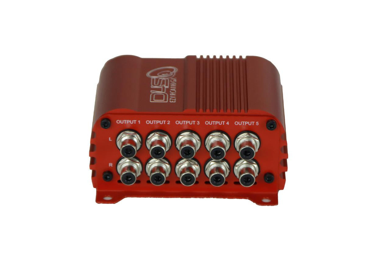 Down4Sound EZY RCA110GX - Power RCA Distribution With Master Gain Control