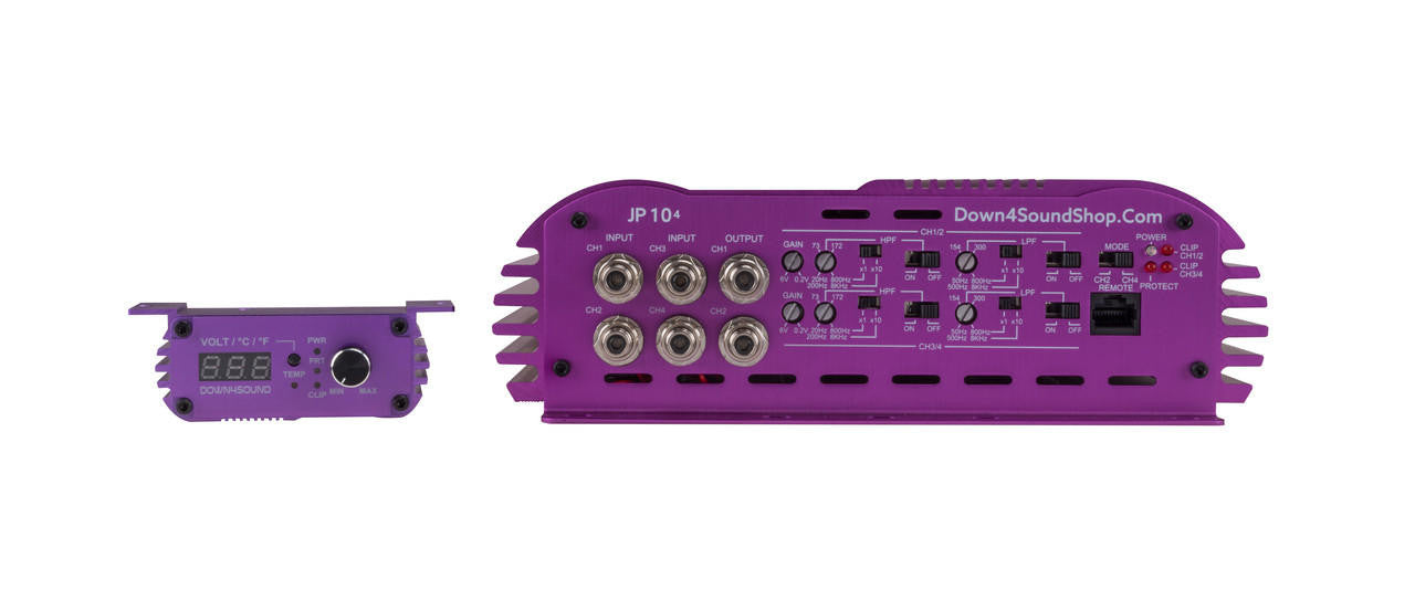 Down4Sound JP 10.4 6000W RMS 4 Channel Amplifier