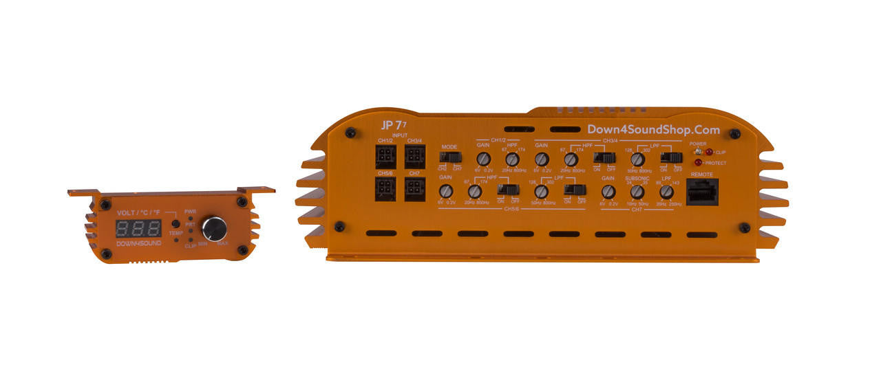 Down4Sound JP77 3000W RMS 7 Channel Amplifier