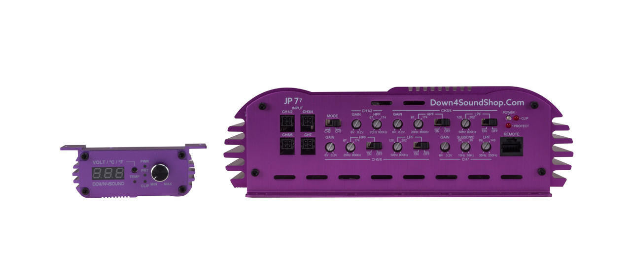 Down4Sound JP77 3000W RMS 7 Channel Amplifier