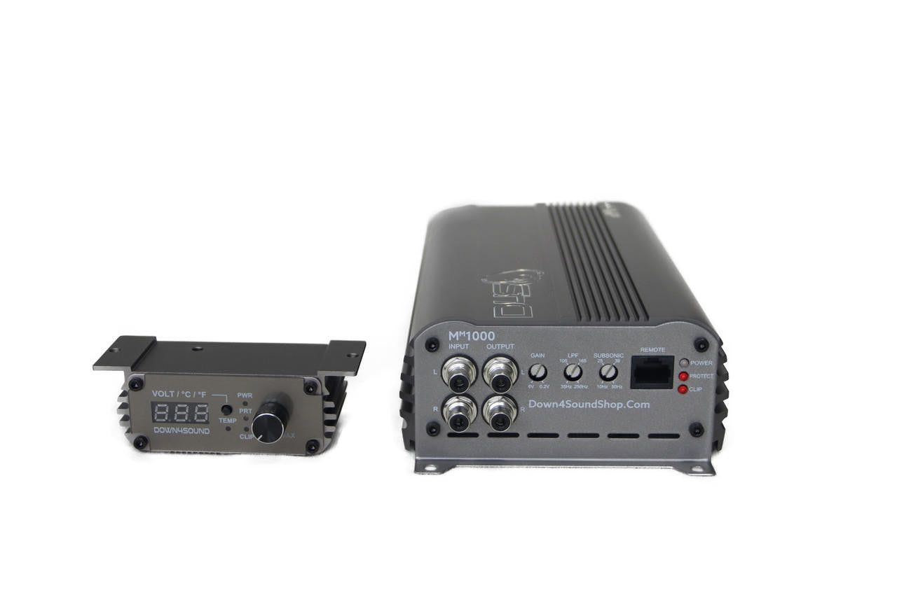 Down4Sound MM1000 (mini Maxx) - 1000W RMS Mini Car Audio Amplifier