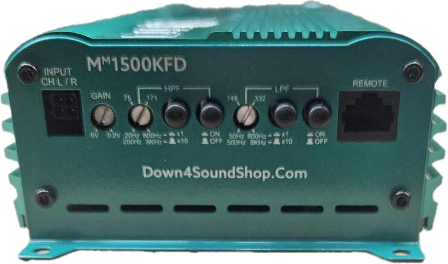 Down4Sound MM1500KFD (mini Maxx) - 1500W RMS Mini Full Bridge Amplifier