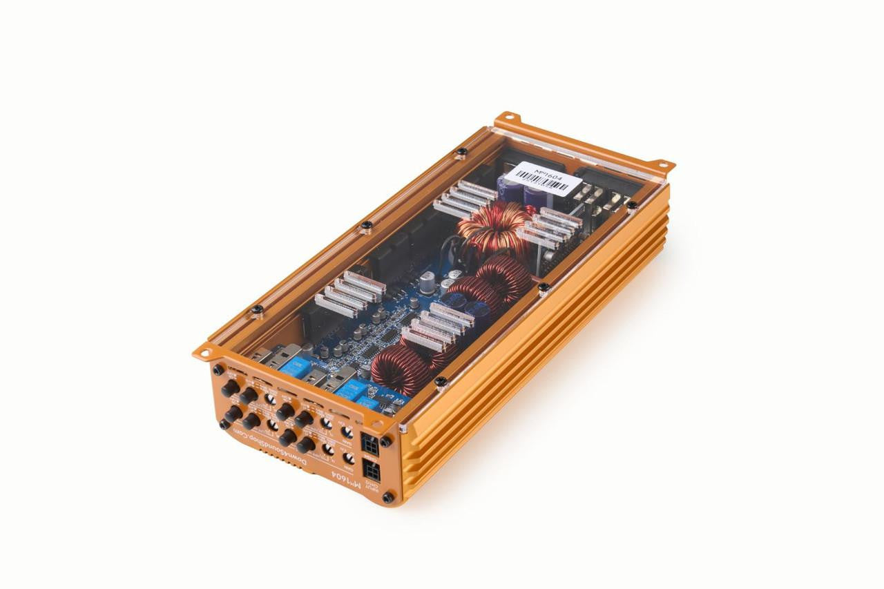 Down4Sound MM1604 (mini Maxx) - 600W RMS Mini 4 Channel Car Audio Amplifier