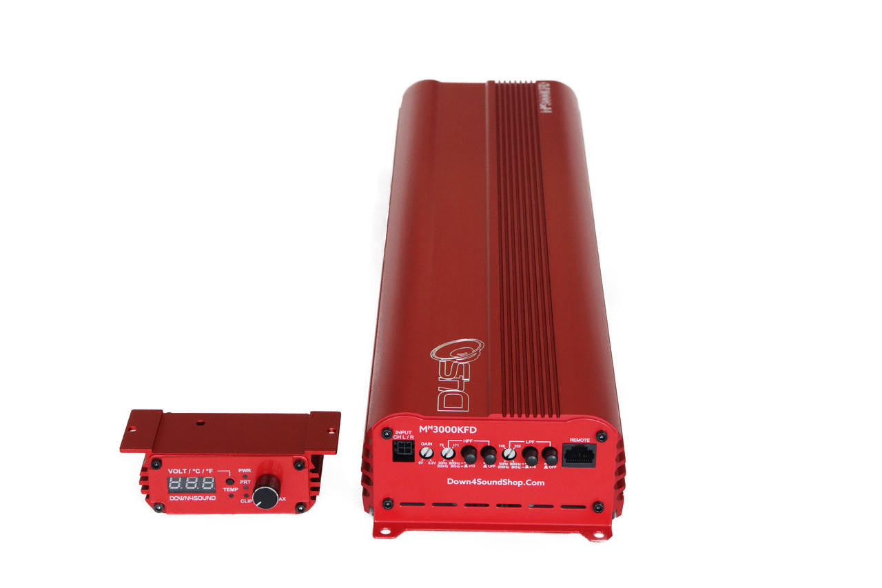 Down4Sound MM3000KFD (mini Maxx) - 3000W RMS Mini Full Bridge Amplifier