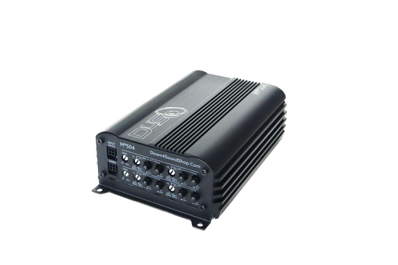 Down4Sound MM504 (mini Maxx) - 300W RMS Mini 4 Channel Amplifier