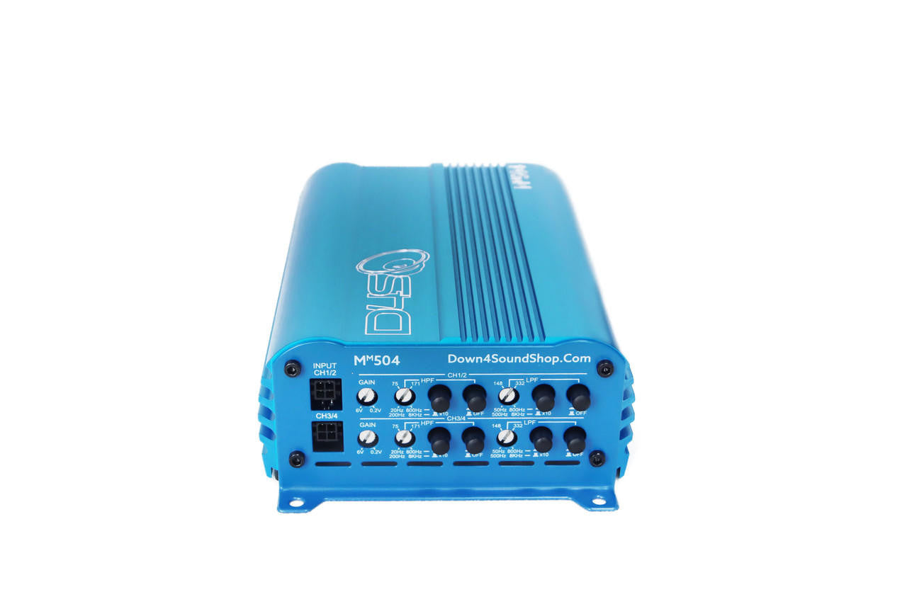 Down4Sound MM504 (mini Maxx) - 300W RMS Mini 4 Channel Amplifier